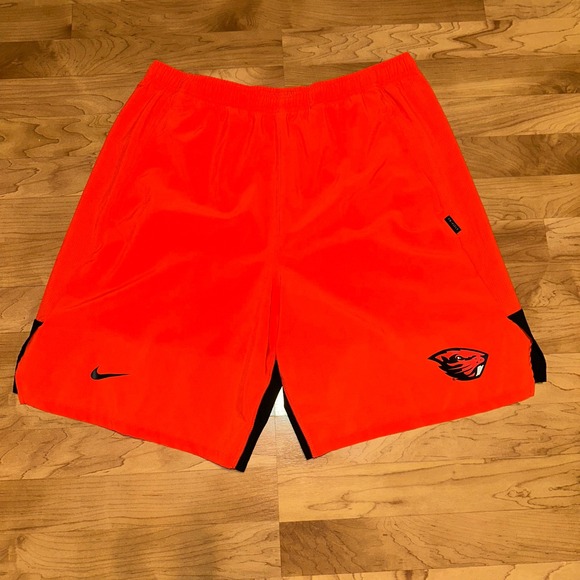 Nike Dri-FIT Oregon State Beavers On Field Athletic Shorts Orange Men's XL - Picture 1 of 9
